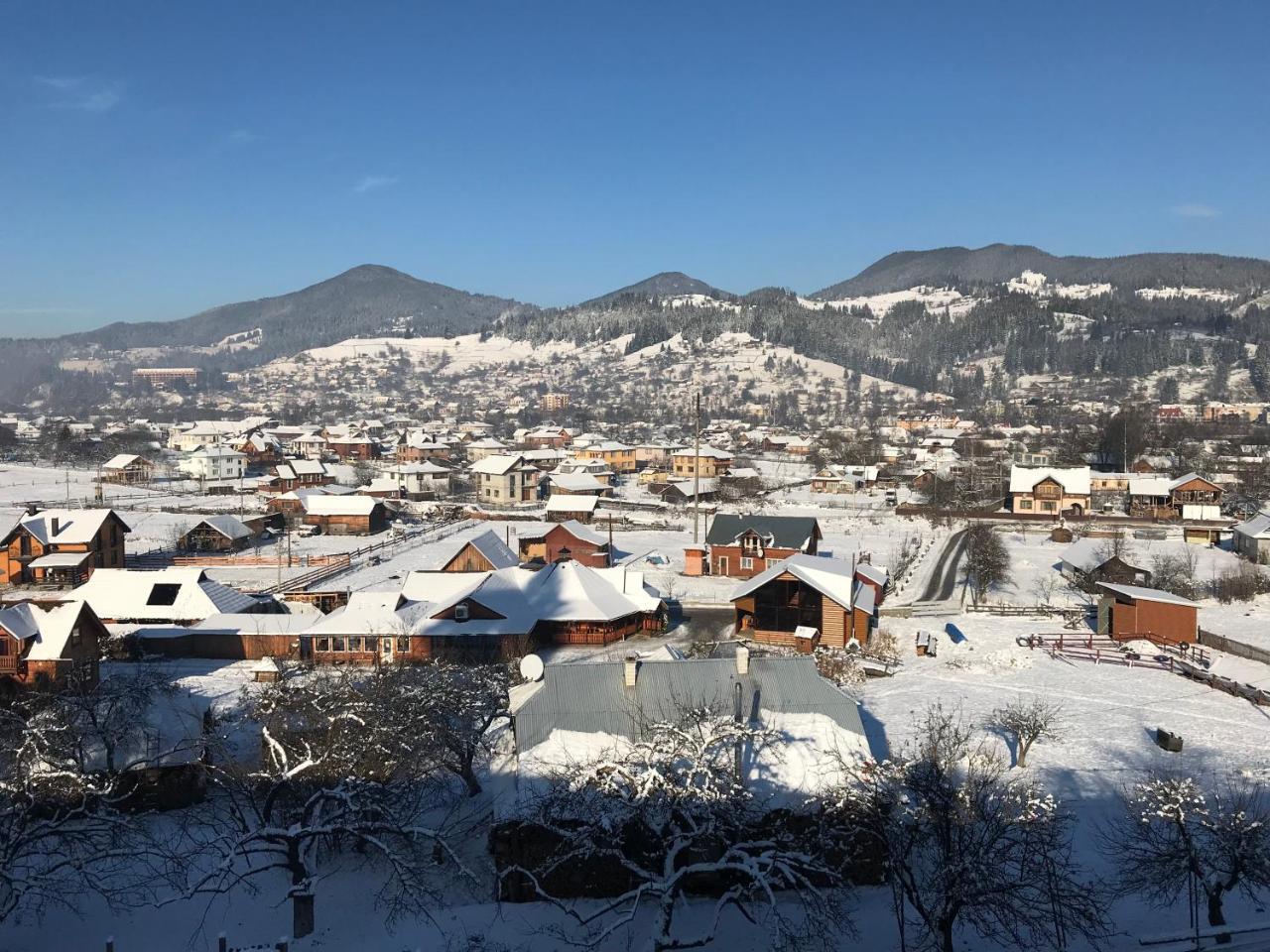 Karpatska Oselia Villa Verchovyna Exteriör bild